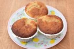 Citronmuffins med marcipan - nem opskrift