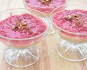 Panna cotta med hindbær - nem opskrift