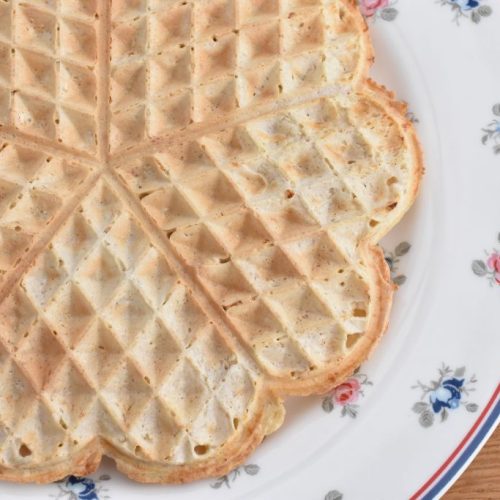 Vafler med hytteost og havregryn - sunde proteinvafler