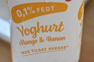 Yoghurt blandes i