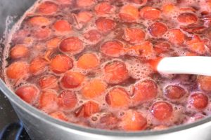 Mirabellerne koges op