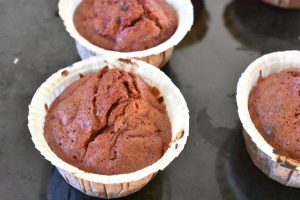 De færdigbagte muffins
