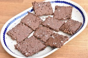 Knækbrød med chokolade - nem opskrift