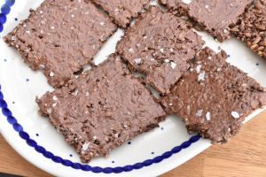 Knækbrød med chokolade - nem opskrift
