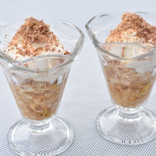 Nem dessert med pærer
