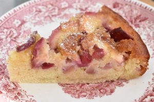 Toscansk æblekage - opskrift på italiensk æblekage (Torta di mele) - enkelt stykke